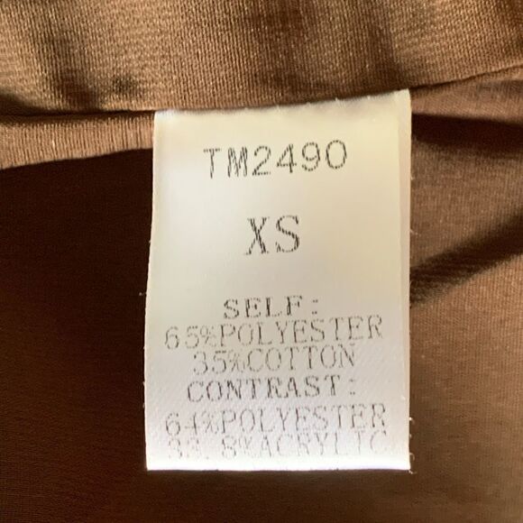 THML women’s brown moto jacket sz XS - Picture 6 of 6